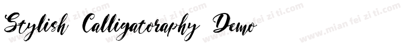 Stylish Calligatoraphy Demo字体转换